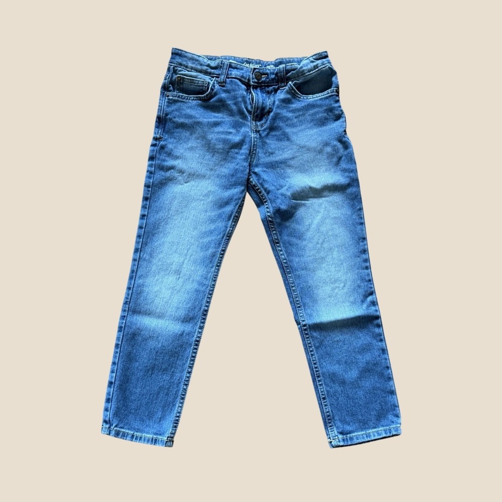 Cat & Jack medium-wash denim skinny stretch jeans Sz 12 stretch comfort blue